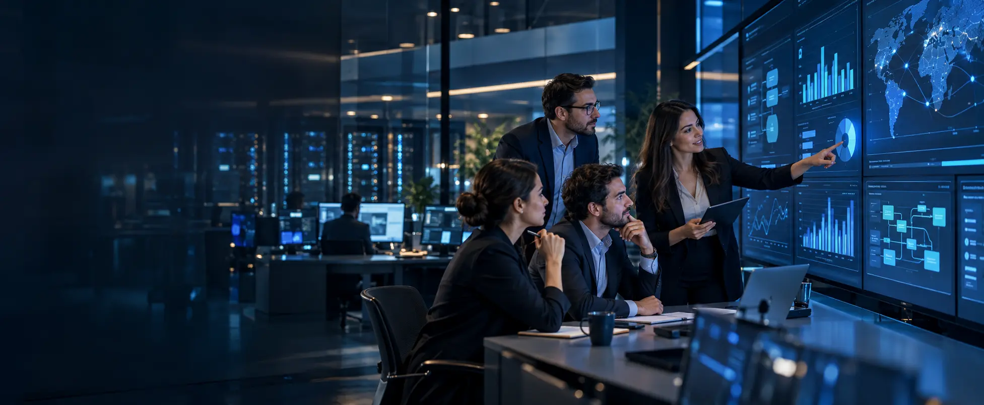 Tanhu Grup ERP CRM ve özel yazılım projeleri üzerinde çalışan dijital çözüm ekibi