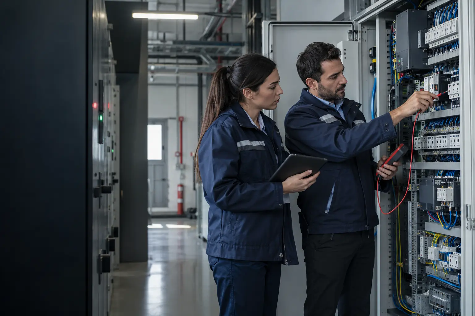 Elektrik panosunda koruma ve teknik değerlendirme çalışması