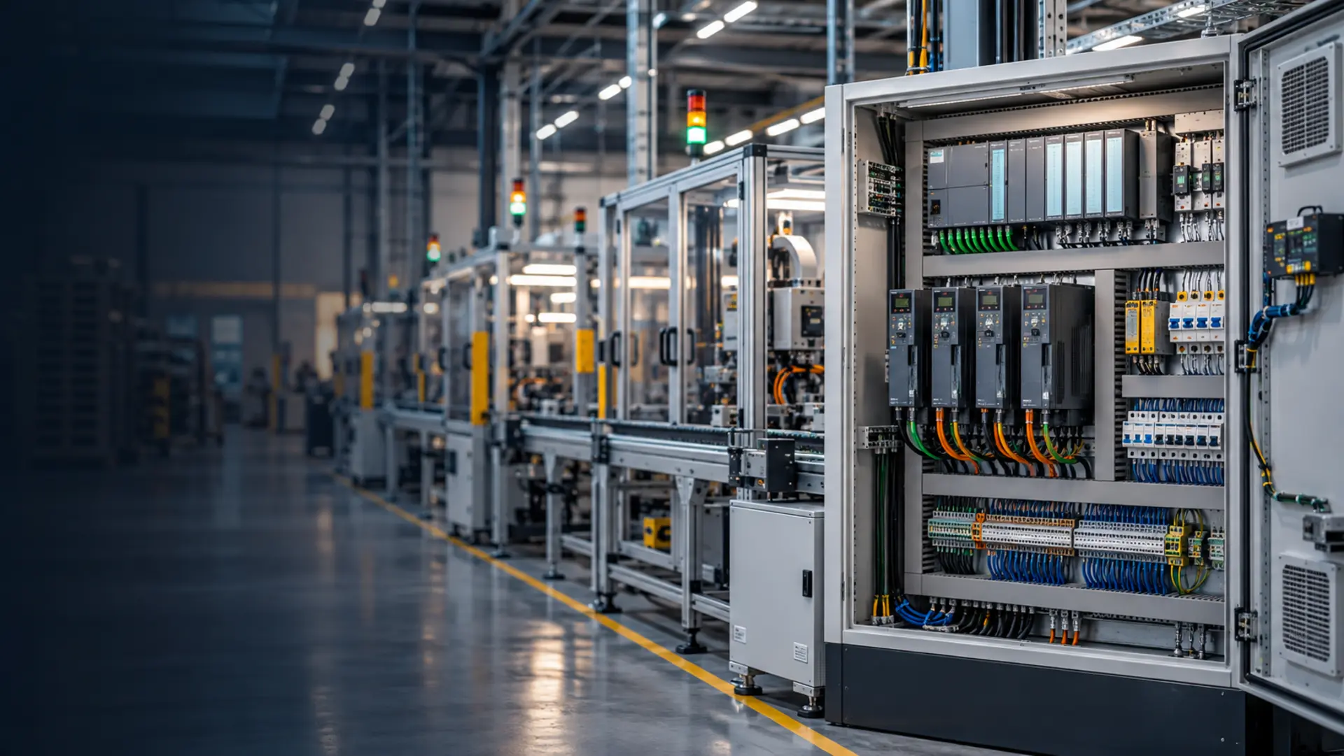 Sanayi makine ve otomasyon panosu elektrik koruması